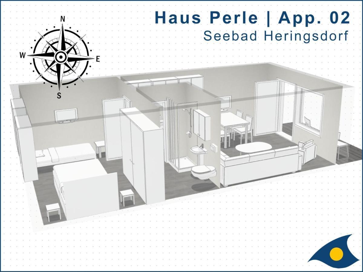 Haus Perle Whg 02 Leilighet Heringsdorf  Eksteriør bilde