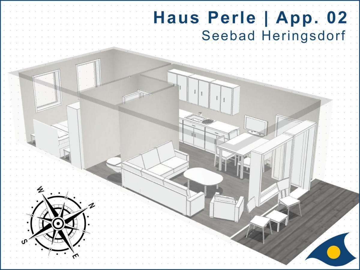 Haus Perle Whg 02 Leilighet Heringsdorf  Eksteriør bilde